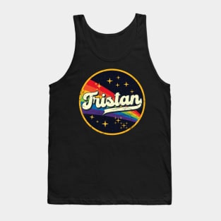 Tristan // Rainbow In Space Vintage Grunge-Style Tank Top